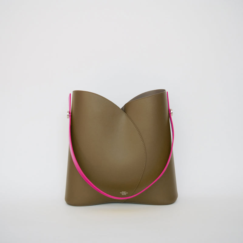 VITTI MEDIUM MOSS / FUCHSIA