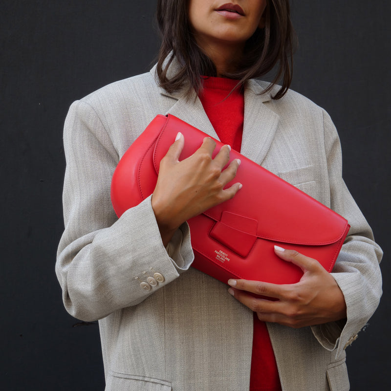 BRERA CLUTCH RED